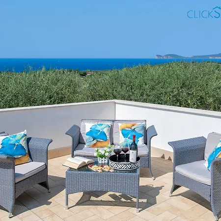 Casa Sant'anna In Brionis Con Grande Veranda Vista Mare * Alghero